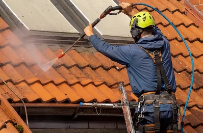Démoussage et hydrofuge de toiture à Vernantes